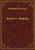 Psalm 31. Pokutny - ebook