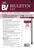 biznesowe, branżowe, gospodarka: Biuletyn VAT – e-wydanie – 7-8/2024