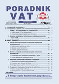 biznesowe, branżowe, gospodarka: Poradnik VAT – e-wydania – 8/2025