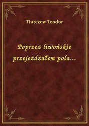 : Poprzez liwońskie przejeżdżałem pola... - ebook