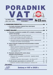 : Poradnik VAT - e-wydania – 23/2024