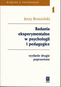 Badania eksperymentalne w psychologii i pedagogice - ebook