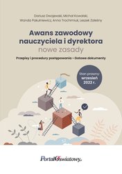 : Awans zawodowych nauczyciela i dyrektora - nowe zasady. Wrzesień 2022 - ebook