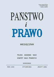 : Państwo i Prawo - e-wydanie – 1/2024